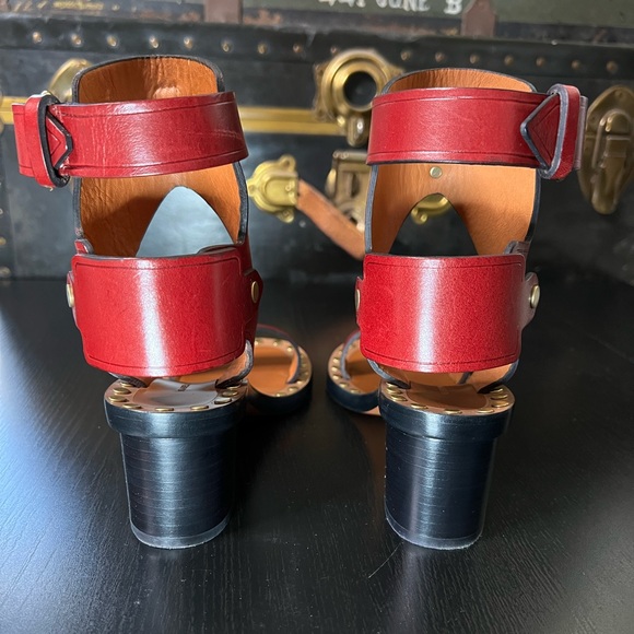 Isabel Marant Leather Jaeryn Sandal Boots - Picture 7 of 16